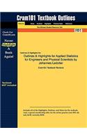 Outlines & Highlights for Applied Statistics for Engineers and Physical Scientists by Johannes Ledolter