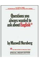 Questions you wanted to ask about English