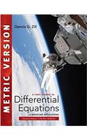 A First Course in Differential Equations with Modeling Applications, International Metric Edition