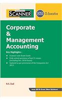 Scanner Corporate and Management Accounting (CS Executive) (June 2019 Exam New Syllabus )