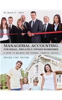 Managerial Accounting for Small, Privately Owned Businesses