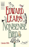 Bodleian Libraries: Edward Lear's Nonsense Birds Mini Wall Calendar 2024 (Art Calendar)