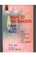 Right To Information : Concept, Law And Practice