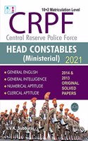 SURA'S Central Reserve Police Force (CRPF) Head Constables (Ministerial) Exam Book - 2021 Latest Edition