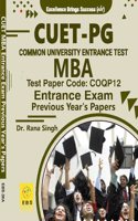 CUET PG MBA Entrance Exam ( Test Paper Code - COQP12 ) Previous Year's Papers (English Medium )