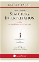 Justice G P Singh: Principles of Statutory Interpretation