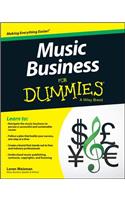 Music Business For Dummies