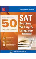 McGraw-Hill Education Top 50 Skills for a Top Score: SAT Reading, Writing & Language, Second Edition