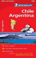 Michelin Chile Argentina Motoring and Tourist Map No. 788