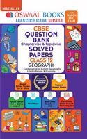 Oswaal CBSE Question Bank Class 12 Geography Book Chapterwise & Topicwise Includes Objective Types & MCQ's (For 2021 Exam)