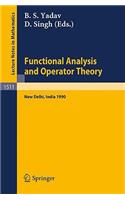 Functional Analysis and Operator Theory