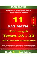 Book C Redesigned SAT Tests 23-33