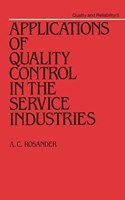 Applications of Quality Control in the Service Industries