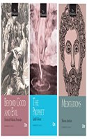 World's Greatest Original Classics : Beyond Good and Evil and The Prophet, Meditations (Bundle of 3 Books) Unabridged Classics (Classics book set)