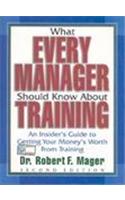 What Every Manager Should Know About Training - 2ed