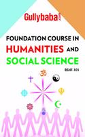 BSHF-101 Foundation Course In Humanities & Social Science