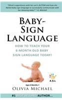 Baby Sign language Book.