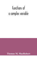 Functions of a complex variable