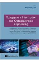 Management Information and Optoelectronic Engineering - Proceedings of the 2016 International Conference