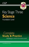 KS3 Science Complete Revision & Practice – Foundation (includes Online Edition, Videos & Quizzes)