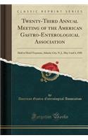 Twenty-Third Annual Meeting of the American Gastro-Enterological Association: Held at Hotel Traymore, Atlantic City, N. J., May 3 and 4, 1920 (Classic Reprint)