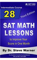 28 SAT Math Lessons to Improve Your Score in One Month - Intermediate Course