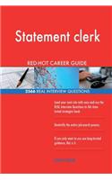 Statement clerk RED-HOT Career Guide; 2566 REAL Interview Questions