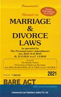 Commercial's Manual on Marriage & Divorce Laws - 2021/edition