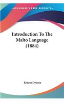 Introduction To The Malto Language (1884)