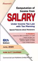 Commercial's Computation of Income from Salary Under Income Tax Law with Tax planning - 6/e june, 2020