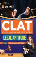 GKP CLAT 2025 : Legal Aptitude - Guide (Includes CLAT 2024 Solved Paper)