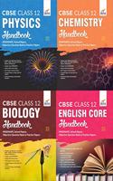 CBSE Class 12 Physics, Chemistry, Biology & English Core Handbook - MINDMAPS, Solved Papers, Objective Question Bank & Practice Papers