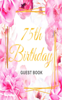 75th Birthday Guest Book