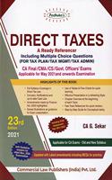 Padhuka's Direct Taxes A Ready Referencer Including MCQs for CA Final - 23/edition, 2021