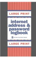 Internet Log Bk Large Print Black