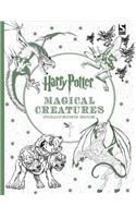 Harry Potter Magical Creatures Coloring Book