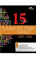 Wiley's 15 Years' Solved JEE Main Papaers, 2002-2016