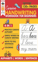 Cursive Handwriting Workbook for Beginners