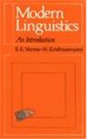 Modern Linguistics : An Introduction