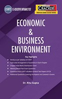 Taxmann's CRACKER for Economic & Business Environment - Covering Past Exam Topic-wise Questions & Answers with Hints, Explanation & Trend Analysis | CS Executive Entrance Test (CSEET)
