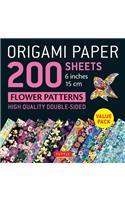 Origami Paper 200 sheets Flower Patterns 6