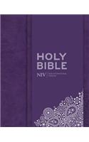 NIV Thinline Purple Soft-Tone Bible with Clasp