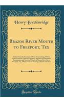 Brazos River Mouth to Freeport, Tex: Letter from the Secretary of War, Transmitting, with a Letter from the Chief of Engineers, Reports on Preliminary Examination and Survey of Mouth of Brazos River Up to Freeport, Tex., with a View to Securing a D