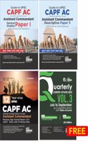 UPSC CAPF AC Central Armed Police Forces Assistant Commandant Paper I & II Guide with 12 Previous Year Solved Papers, 5 Practice Sets & Free Quarterly Magazine 3rd Edition