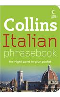 Collins Italian Phrasebook: The Right Word in Your Pocket