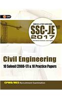 SSC (CPWD/MES) Civil Engineering 10 Solved Papers & 10 Practice Papers for Junior Engineers 2017