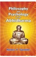 Philosophy and Psychology in the Abhidharma