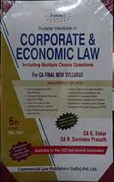 Padhuka's Students Handbook on Corporate & Economic Law Including MCQs for CA Final (New Syllabus) - 6/edition, 2020