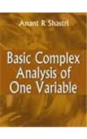 Basic Complex Analysis of One Variable