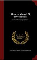 Moody's Manual Of Investments